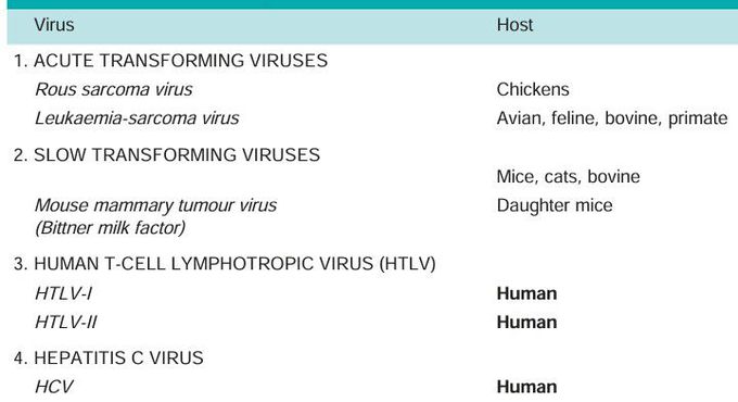 RNA Oncogenic Viruses.