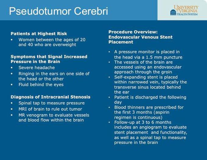 Pseudotumor cerebri