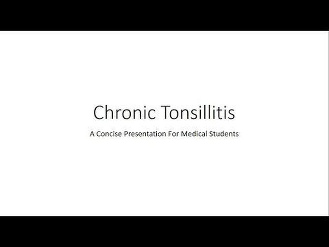 Pathology of Chronic Tonsillitis