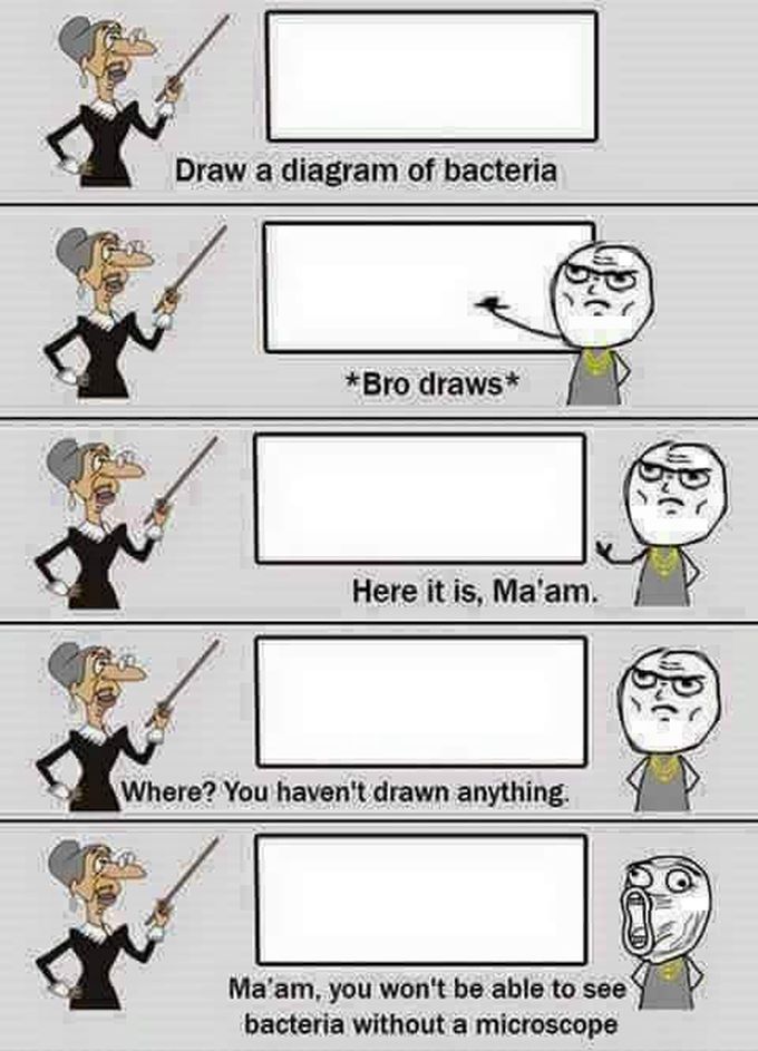 Funny student