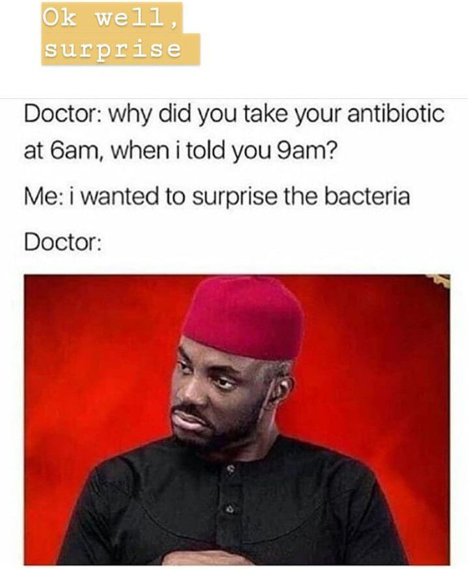 Suprise bacterial 😁😁😁😂😂😂