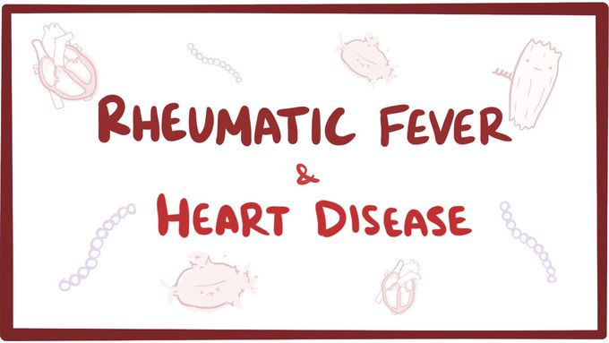 Rheumatic fever & heart disease - causes, symptoms, treatment & pathology