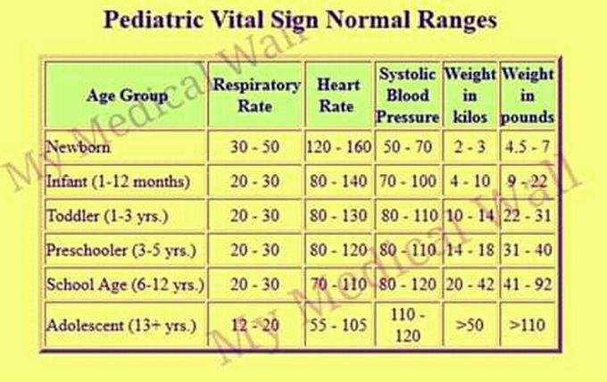 vital sign of pediatric😋😋