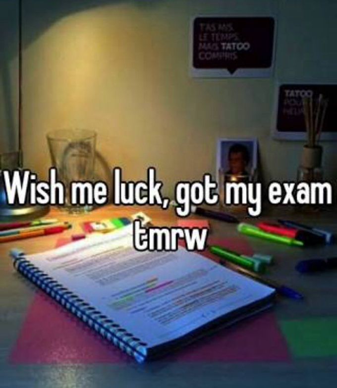 Wish me luck for tomorrow my friends....:) 