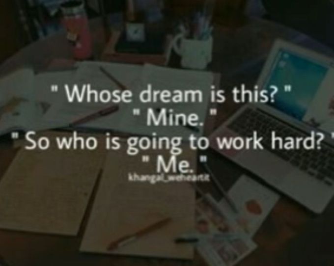 Hardwork is the only option ...
