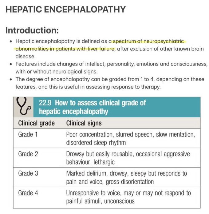 Hepatic Encephalopathy I