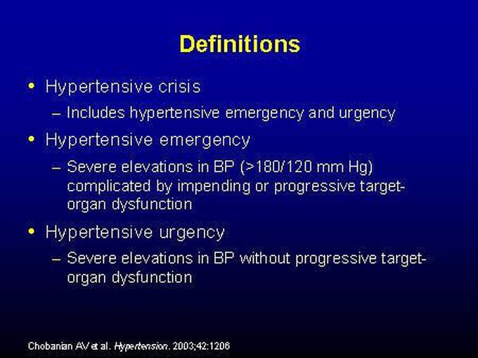 Hypertension Disorders