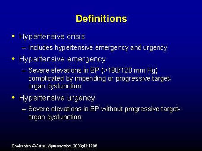 Hypertension Disorders