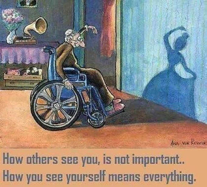 How you see yourself means everything☺