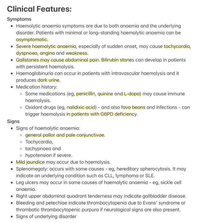 Hemolytic Anemia IV