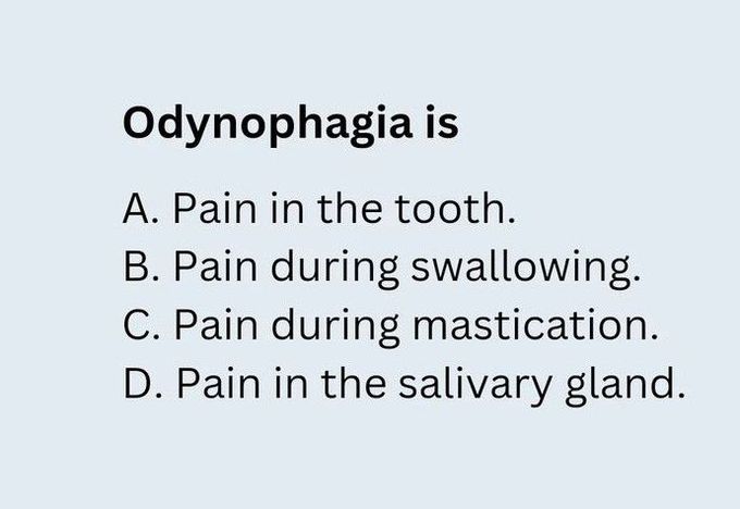 Odynophagia