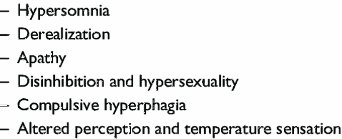 These are the symptoms of Kleine levin syndrome