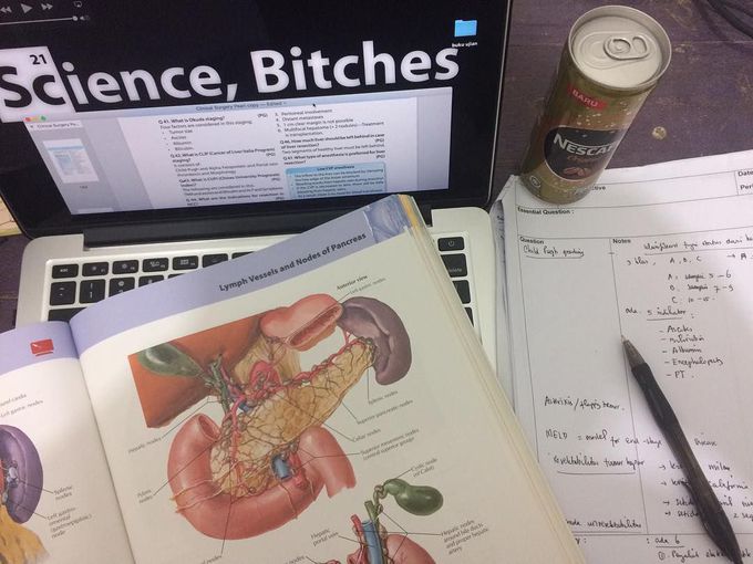Gonna be a long night with HPB and Orthopaedi topic...Road to national exams...