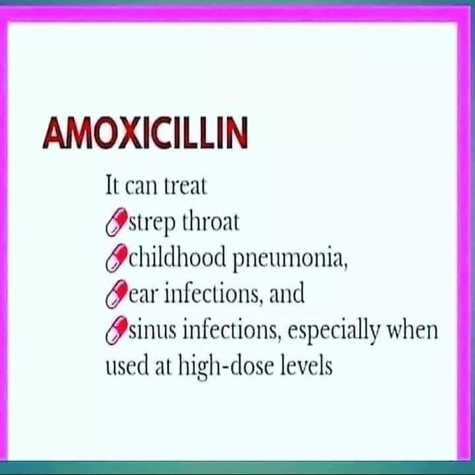 Uses of amoxicillin