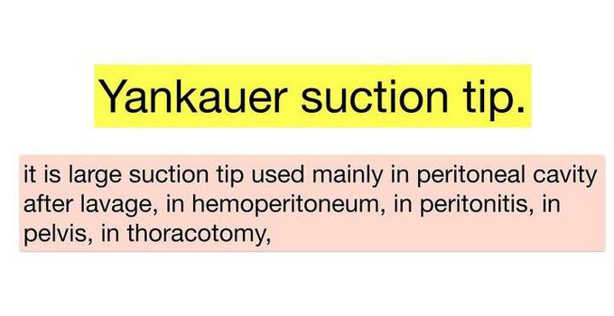 Yankauer Suction Tip