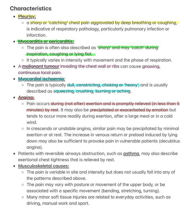 Acute Chest Pain IV