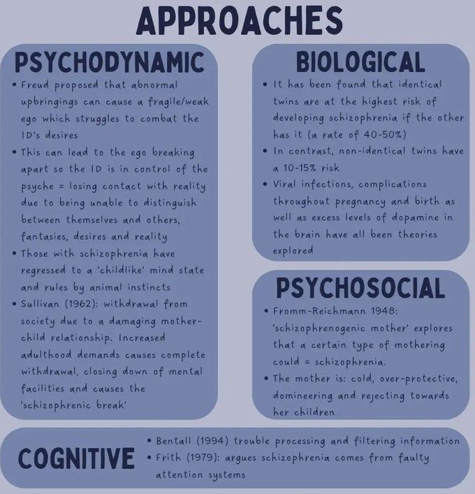 Schizophrenia- Approaches