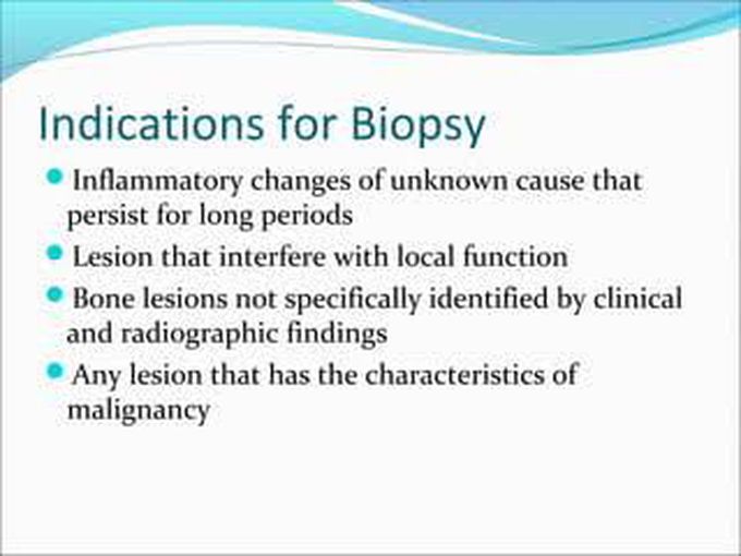 Indications of Biopsy