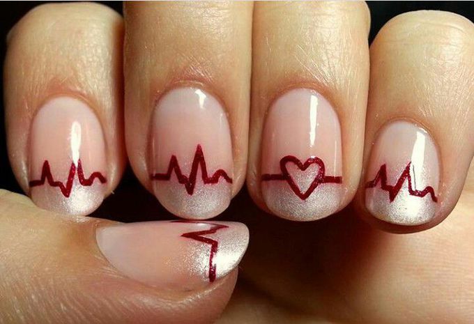 Awesome ECG nails