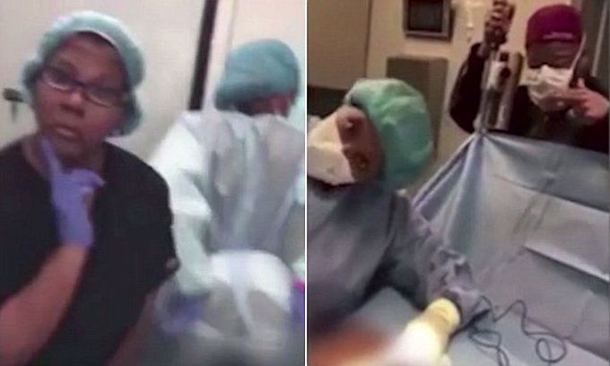 Plastic surgeon filmed videos of herself DANCING during operations
