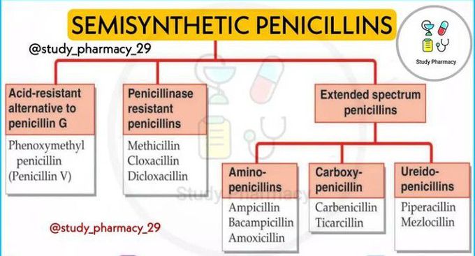 Semisynthetic pencillin