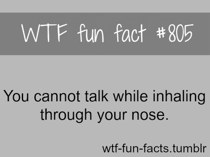 Nose fact