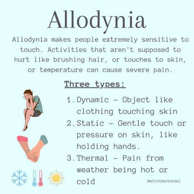 Types of allodynia