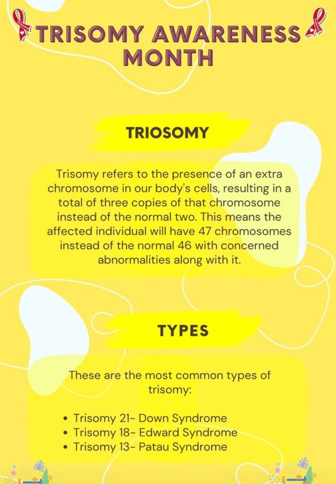 Trisomy Awareness Month