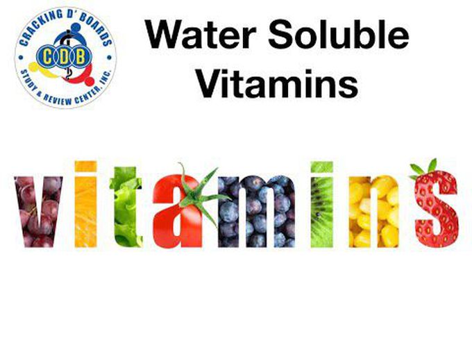 Introduction to water soluble vitamins