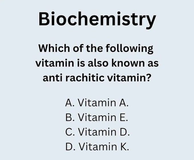 Identify the Vitamin