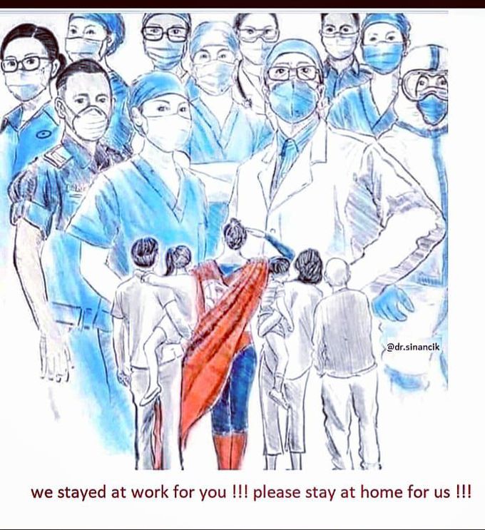 Stay at home save lives