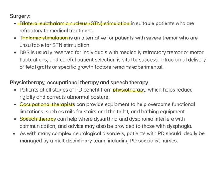 Parkinson's Disease VII