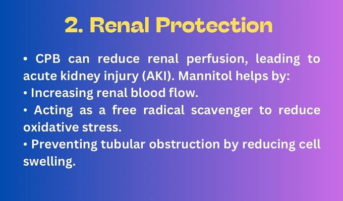 Mannitol Uses II