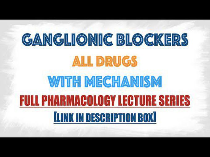 Mechanism of action of Ganglion Blocking drugs