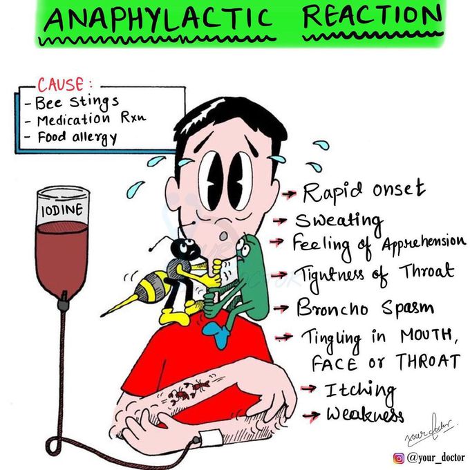 Summary of Anaphylactic Reaction