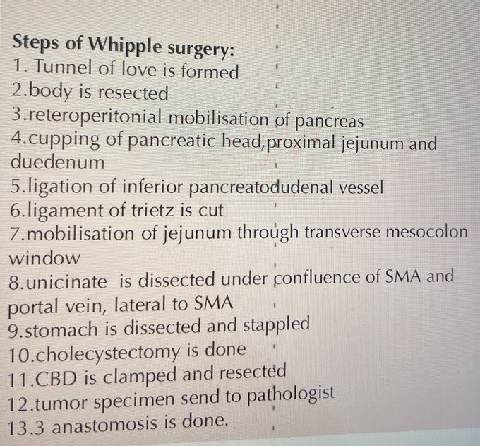 Whipple surgery