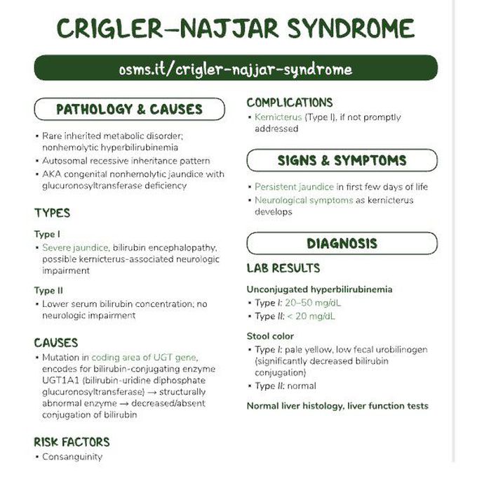 Crigler-Najjar syndrome