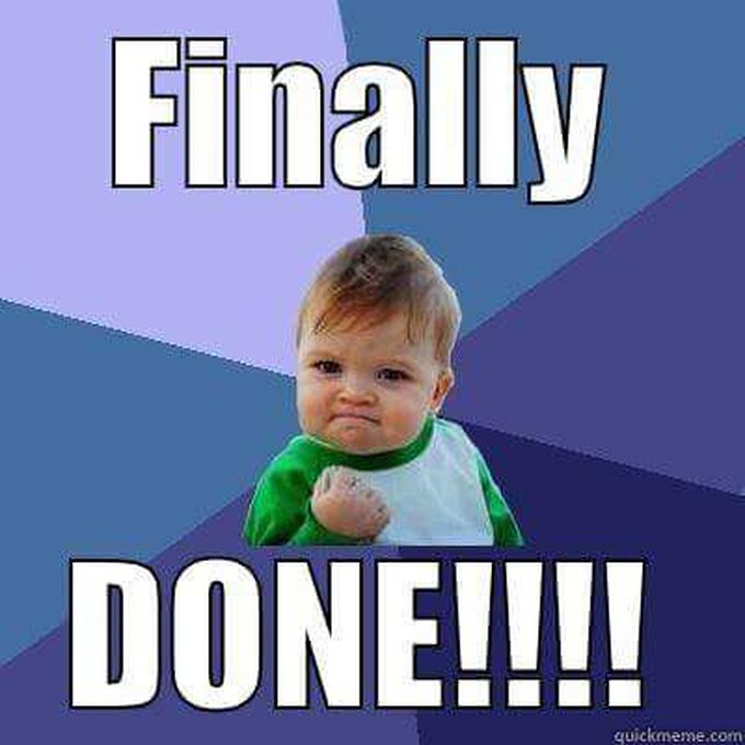 but the next one is tomorrow..... 