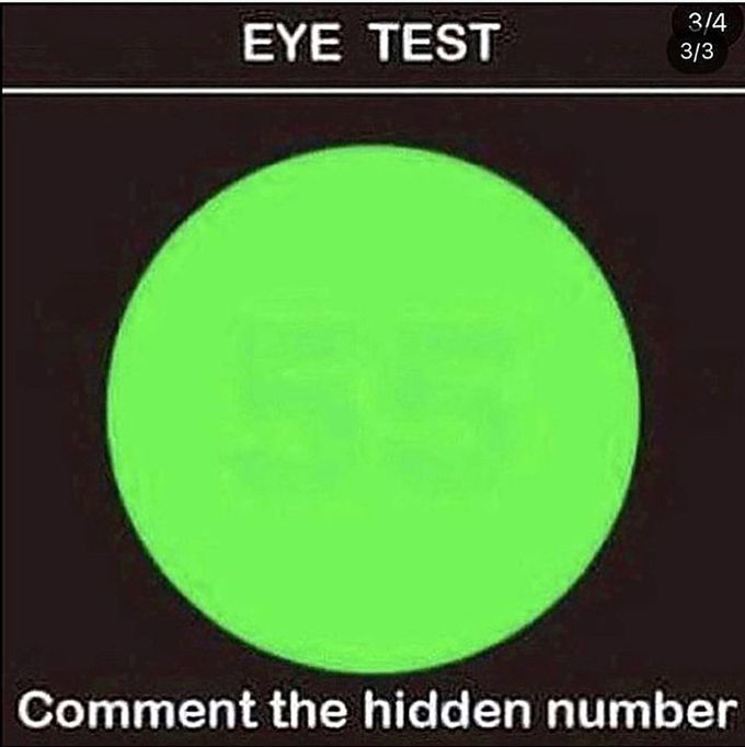 Comment the hidden number.....