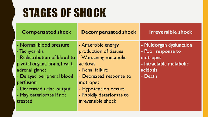 Stages of Shock