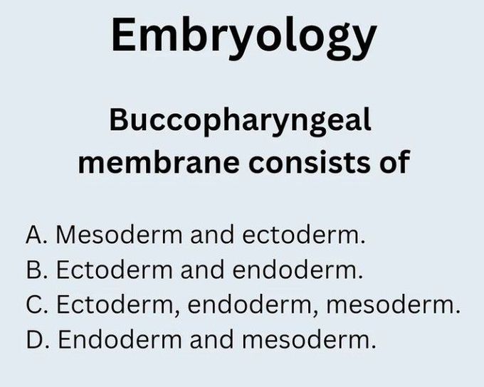 Bucopharyngeal Membrane