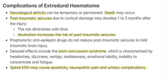 Extradural Hematoma VI