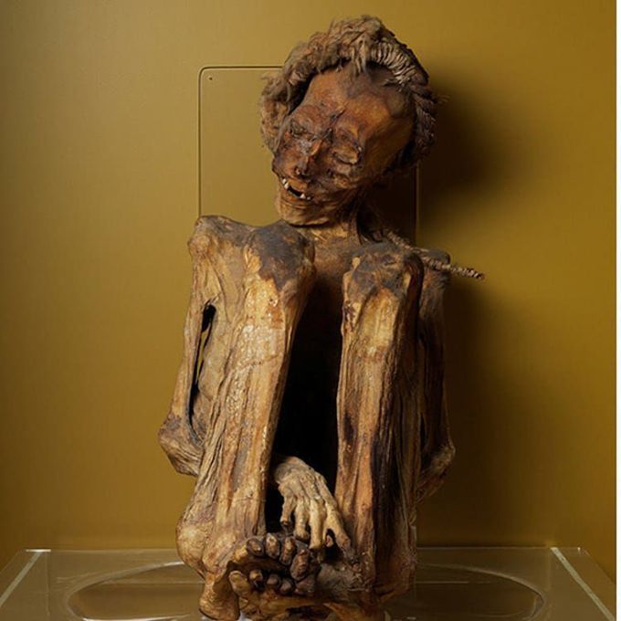 🔥A mummy that was destroyed in the Brazilian museum fire🔥