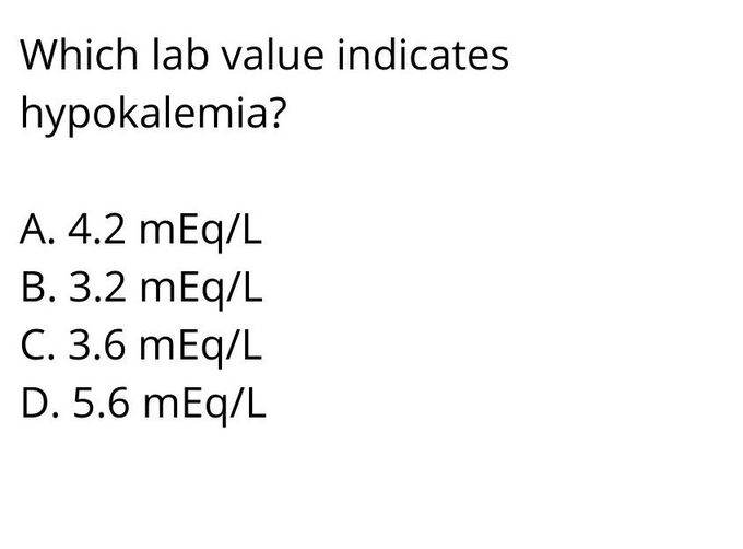 Hypokalemia