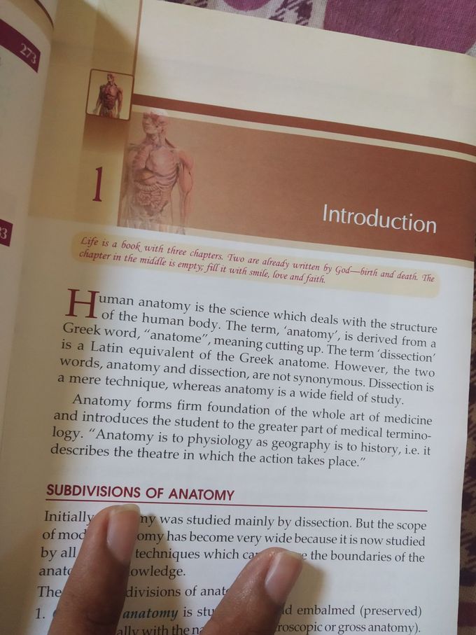 Introduction to anatomy