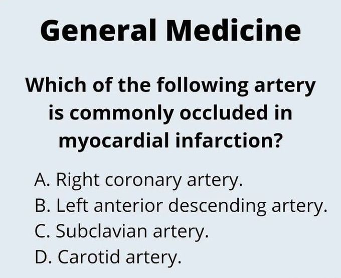 Commonly Occluded Artery