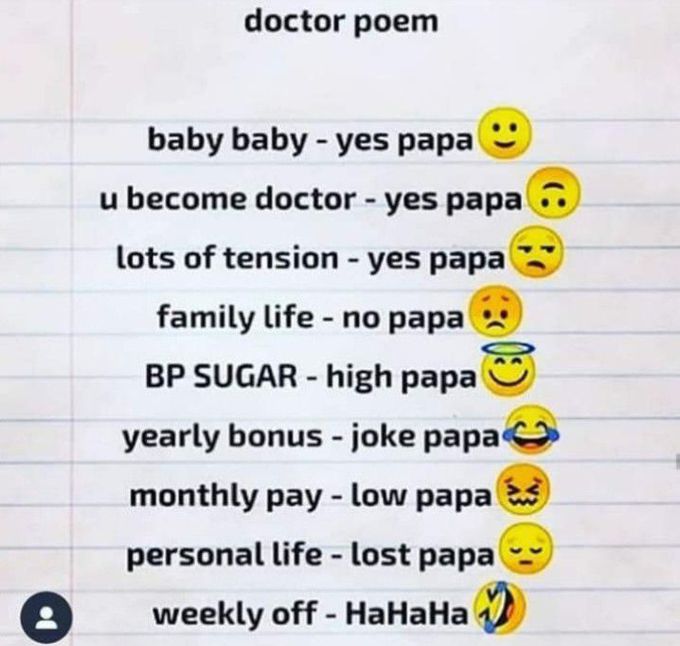 Poem for medicos!! Haha