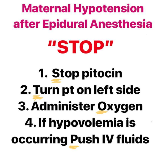 Hypertension after Epidural