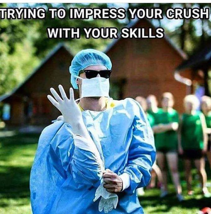 This is how doctors impress their crushes 😂 LoL