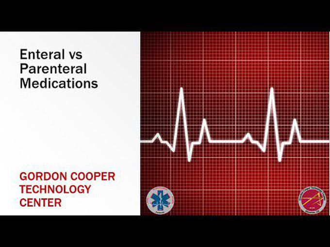 Difference between enteral and parenteral route